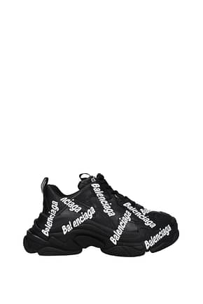 Balenciaga Sneakers triple s Women Fabric  Black