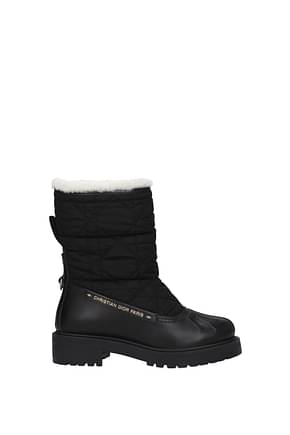Christian Dior Ankle boots frozen Women Nylon Black