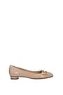 Christian Dior Ballet flats Women Patent Leather Pink Naked