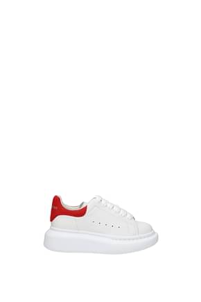 Alexander McQueen Idee regalo sneakers kids Uomo Pelle Bianco Rosso
