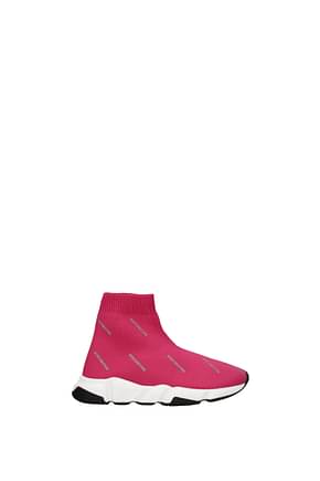 Balenciaga ギフトアイデア sneakers kids 女性 ファブリック ピンク シルバー