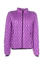 Khrisjoy Gift ideas ski chevron quilted jacket Women Polyamide Violet