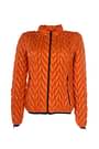 Khrisjoy Gift ideas ski chevron quilted jacket Women Polyamide Orange