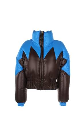 Khrisjoy Gift ideas duff peak jacket Women Polyester Blue Brown