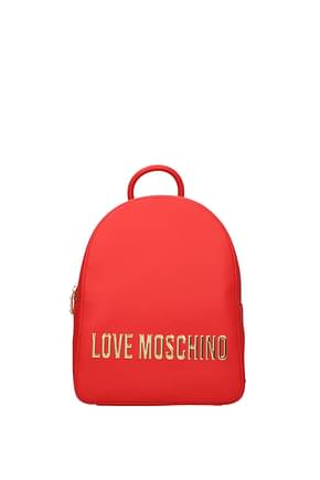Love Moschino Backpacks and bumbags eco Women Polyurethane Red Lipstick