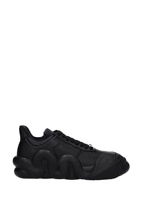 Giuseppe Zanotti Sneakers cobra Men Leather Black