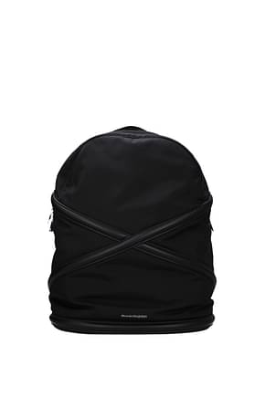 Alexander McQueen Backpack and bumbags harness Men Fabric  Black