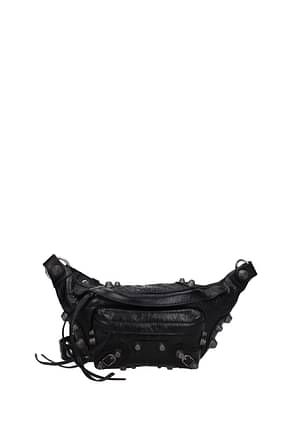 Balenciaga Backpack and bumbags le cagole Men Leather Black