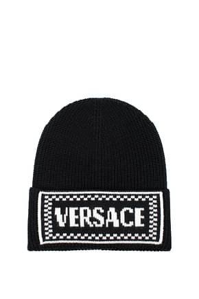 Versace Hats Women Virgin Wool Black