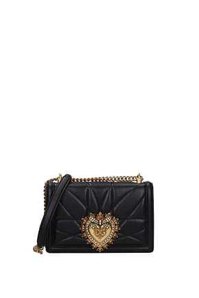 Dolce&Gabbana Crossbody Bag devotion Women Leather Black