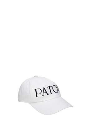 Patou Hats Women Cotton White Off White