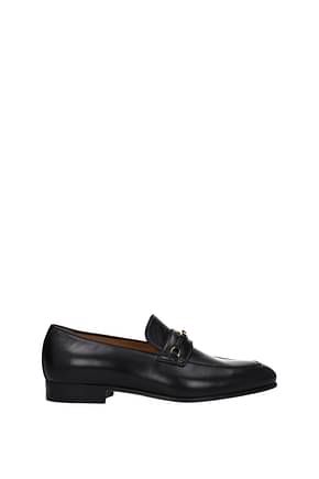 Gucci Loafers Men Leather Black
