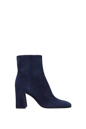 Sergio Rossi Ankle boots alicia Women Suede Blue