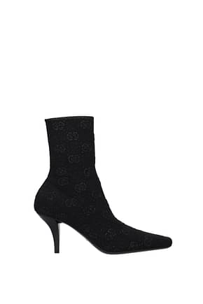Gucci Ankle boots Women Fabric  Black