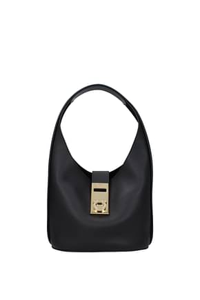 Salvatore Ferragamo Handbags Women Leather Black