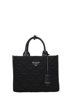 Prada Handbags Women Fabric  Black