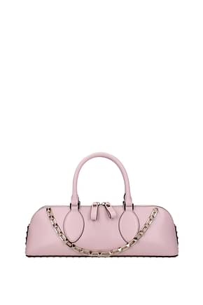 Valentino Garavani Handbags Women Leather Pink Cinnamon Rose