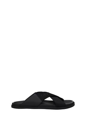 Givenchy Slippers and clogs Men Fabric  Black
