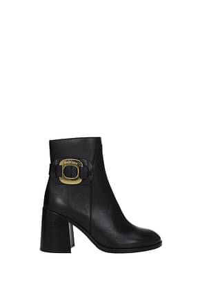 See by Chloé Ankle boots zelda Women Leather Black