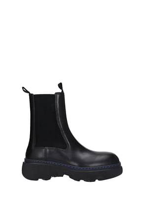 Burberry Ankle boots chelsea Women Leather Black