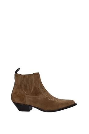 Sonora Ankle boots Women Suede Brown Cigar