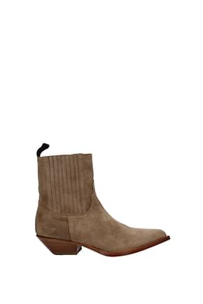 Sonora Ankle boots Women Suede Brown Cigar
