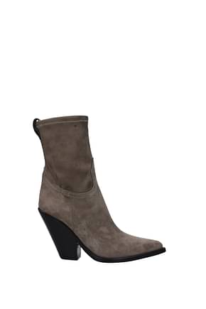 Sonora Ankle boots Women Suede Gray