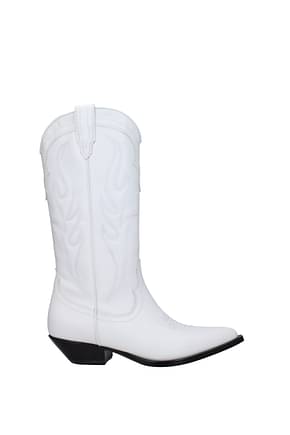 Sonora Boots santa fe Women Leather White