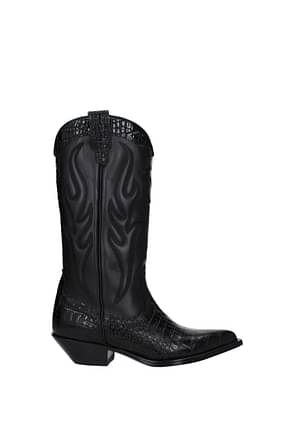 Sonora Boots santa fe Women Leather Black