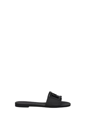 Dolce&Gabbana Slippers and clogs Women Rubber Black