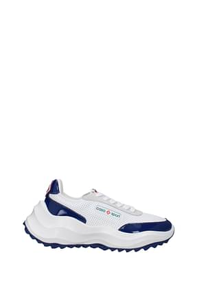 Casablanca Sneakers Uomo Pelle Bianco Blu