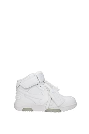 Off-White Sneakers Femme Cuir Blanc