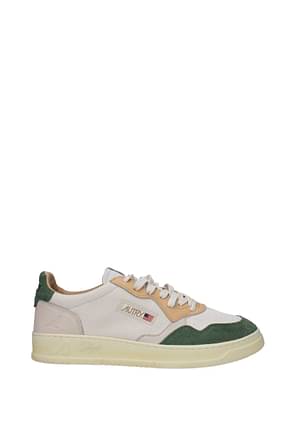 Autry Sneakers Uomo Tessuto Bianco Verde