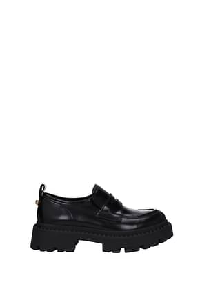 Ash Loafers Women Leather Black