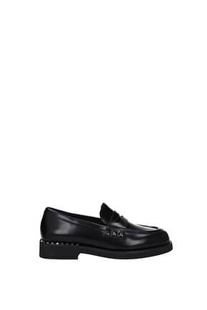 Ash Loafers Women Leather Black