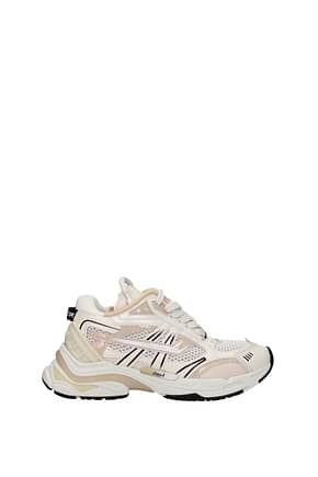 Ash Sneakers race Donna Tessuto Beige Rosa