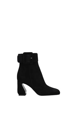 Sergio Rossi Ankle boots Women Suede Black