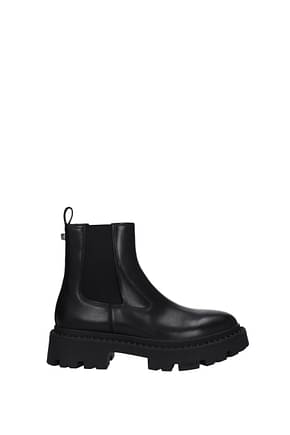 Ash Ankle boots Women Leather Black