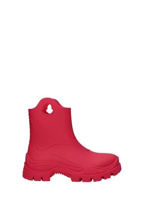 Moncler Ankle boots misty Women Rubber Fuchsia