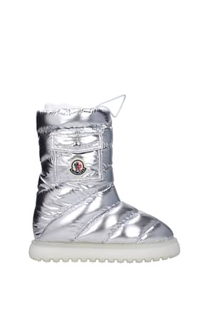 Moncler Ankle boots gaia pocket Women Fabric  Silver