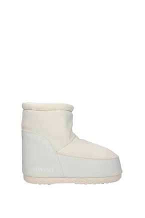 Moon Boot Ankle boots icon low Women Fabric  White Cream