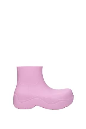 Bottega Veneta Ankle boots Women Rubber Pink Gloss