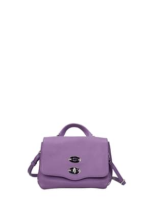 Zanellato Handbags postina daily  Women Leather Violet Lilac