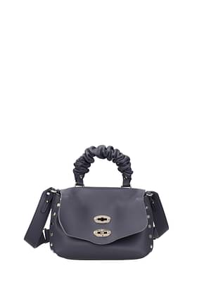 Zanellato Handbags postina heritage glove Women Leather Gray