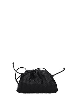 Bottega Veneta Clutches pouch Women Leather Black