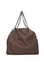 Stella McCartney Handbags falabella Women Eco Suede Brown Taupe
