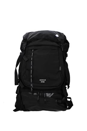 Moncler Backpack and bumbags hyke Men Fabric  Black