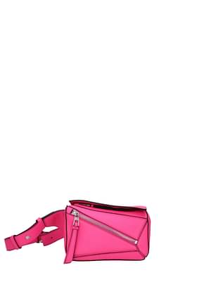 Loewe Backpacks and bumbags puzzle Women Leather Pink Neon Pink