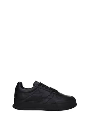Dsquared2 Sneakers canadian Men Leather Black