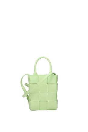Bottega Veneta Handbags Women Leather Green Fennel